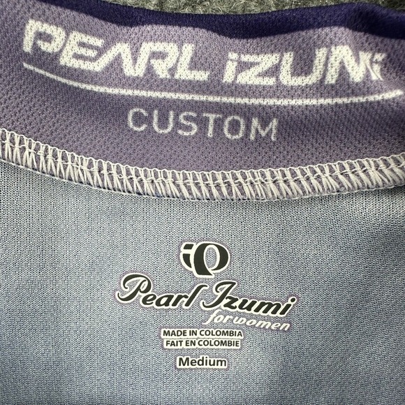 Pearl Izumi Cycling Jersey Shirt Womens‎ M 1/2 Zip Pockets Purple Multi New - Picture 6 of 14
